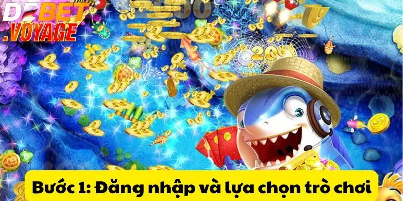 Bước 1: Đăng nhập và lựa chọn trò chơi