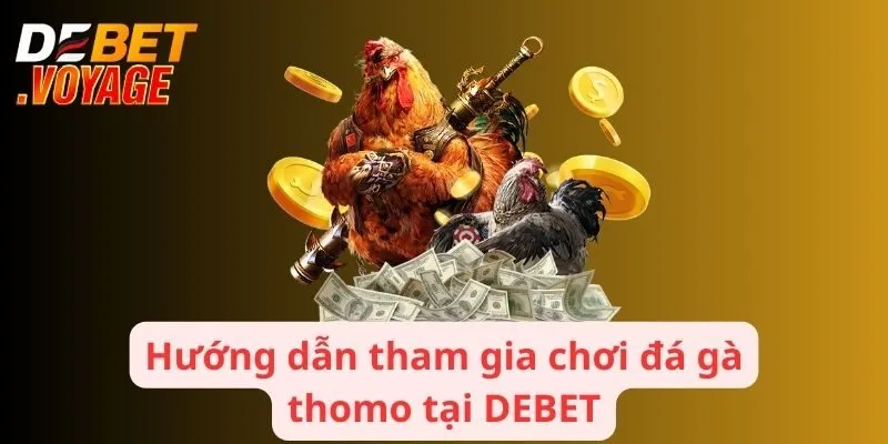 Hướng dẫn tham gia chơi đá gà thomo tại DEBET