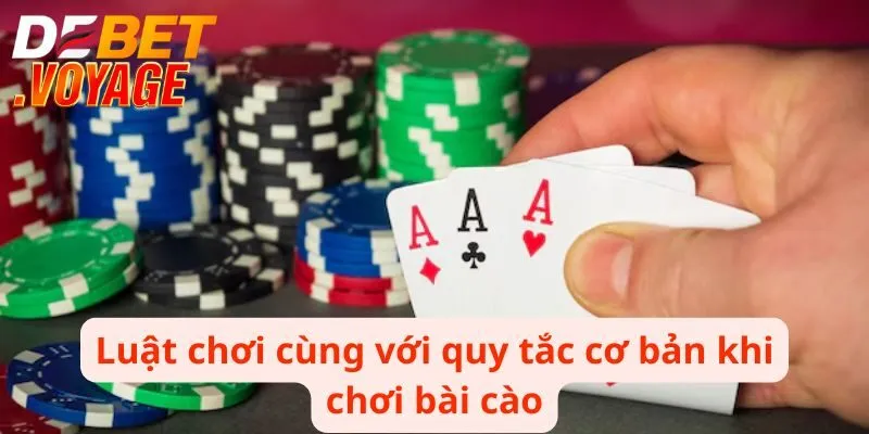 Luật chơi cùng với quy tắc cơ bản khi chơi bài cào