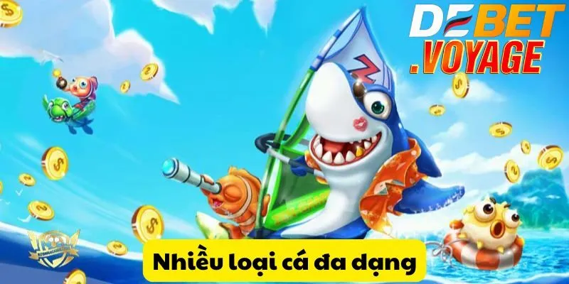Nhiều loại cá đa dạng