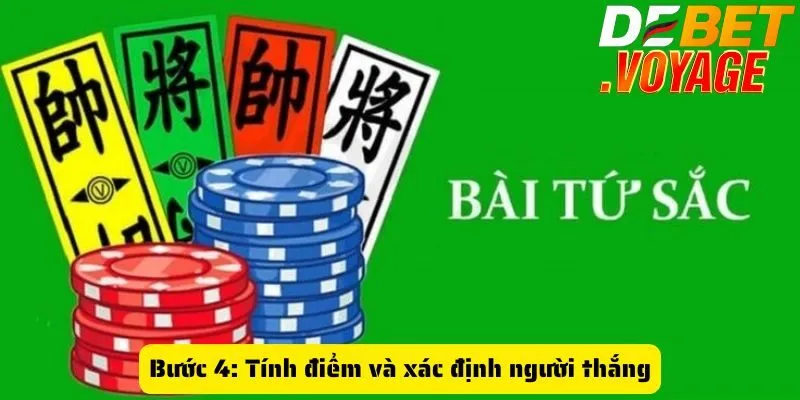 Bước 4: Tính điểm và xác định người thắng