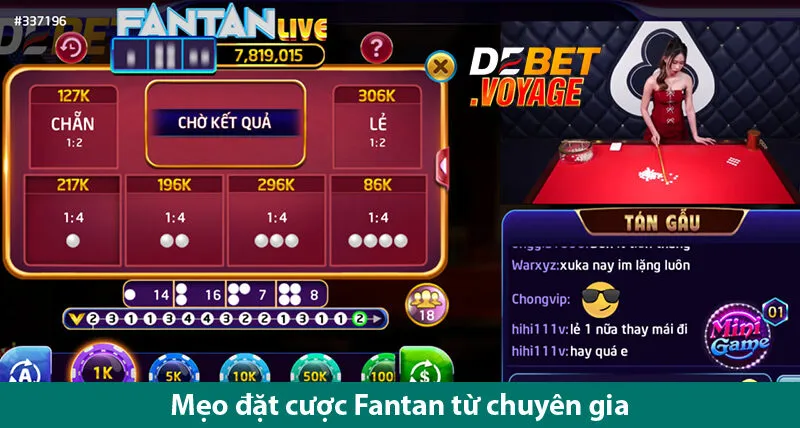 Chiến thuật chơi Fantan chuẩn xác, cược đâu trúng đó tại Link vào Debet