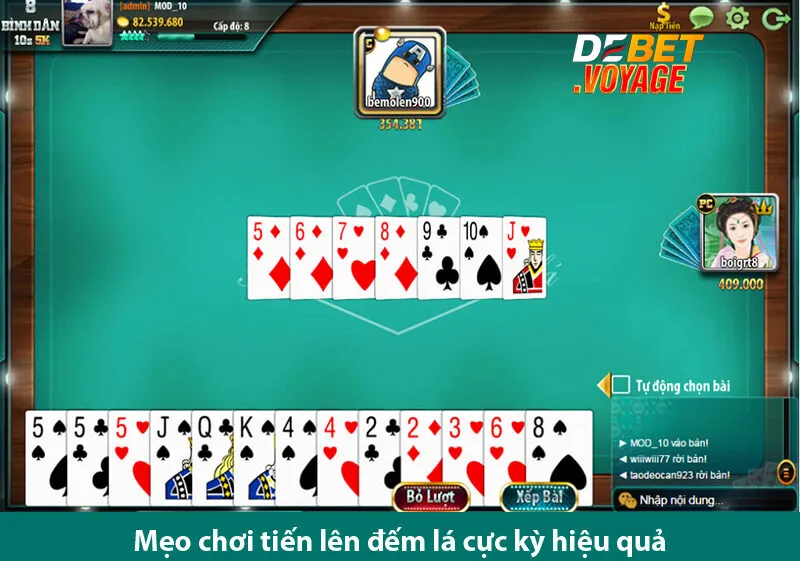 Cách Chơi Tiến Lên Đếm Lá Đơn Giản Để Thắng Liên Tục Ở Nhà cái debet