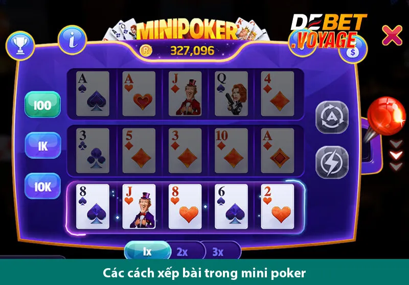 Trò chơi mini poker - Giải pháp kiếm tiền vô tận trên Nhà cái debet