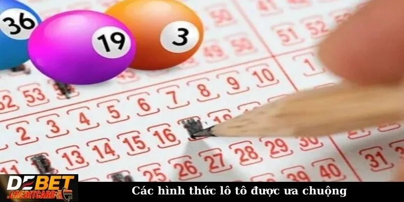 Các hình thức lô tô được ưa chuộng