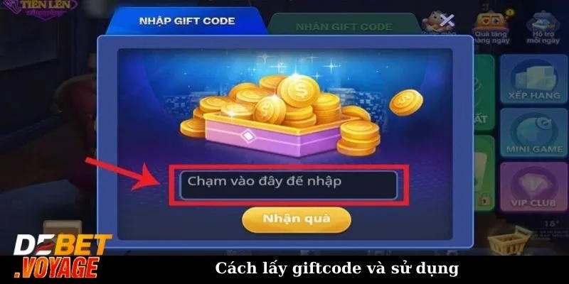 Cách lấy giftcode và sử dụng