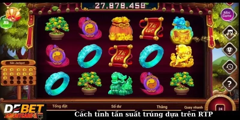 Cách tính tần suất trúng dựa trên RTP