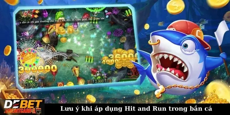 Lưu ý khi áp dụng Hit and Run trong bắn cá